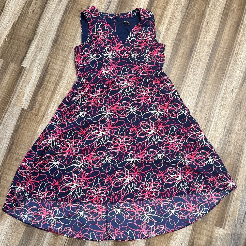 DKNY Kids Dress - Navy and Pink Floral